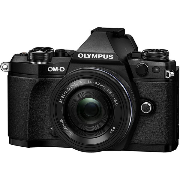 Цифровая системная фотокамера OLYMPUS E-M5 Mark II Pancake Zoom 14-42 Kit Black/Black